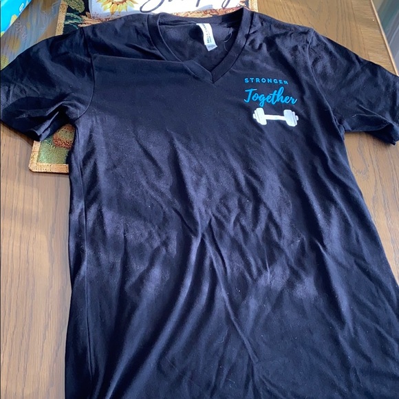 Brand New Homemade Fitness Shirt Stronger Together - Picture 6 of 6